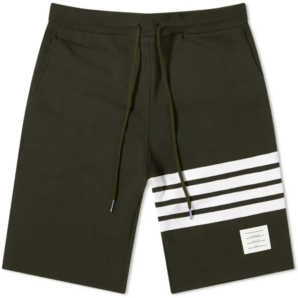 Engineered Stripe Sweat Shorts