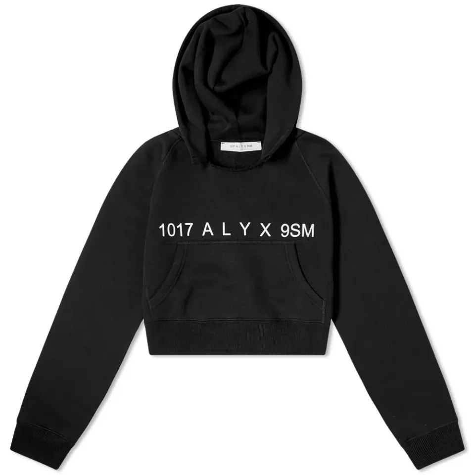 Cropped Logo Hoodie