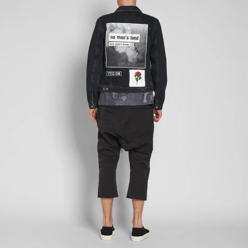 x Travis Scott Smoke Patch Denim Jacket