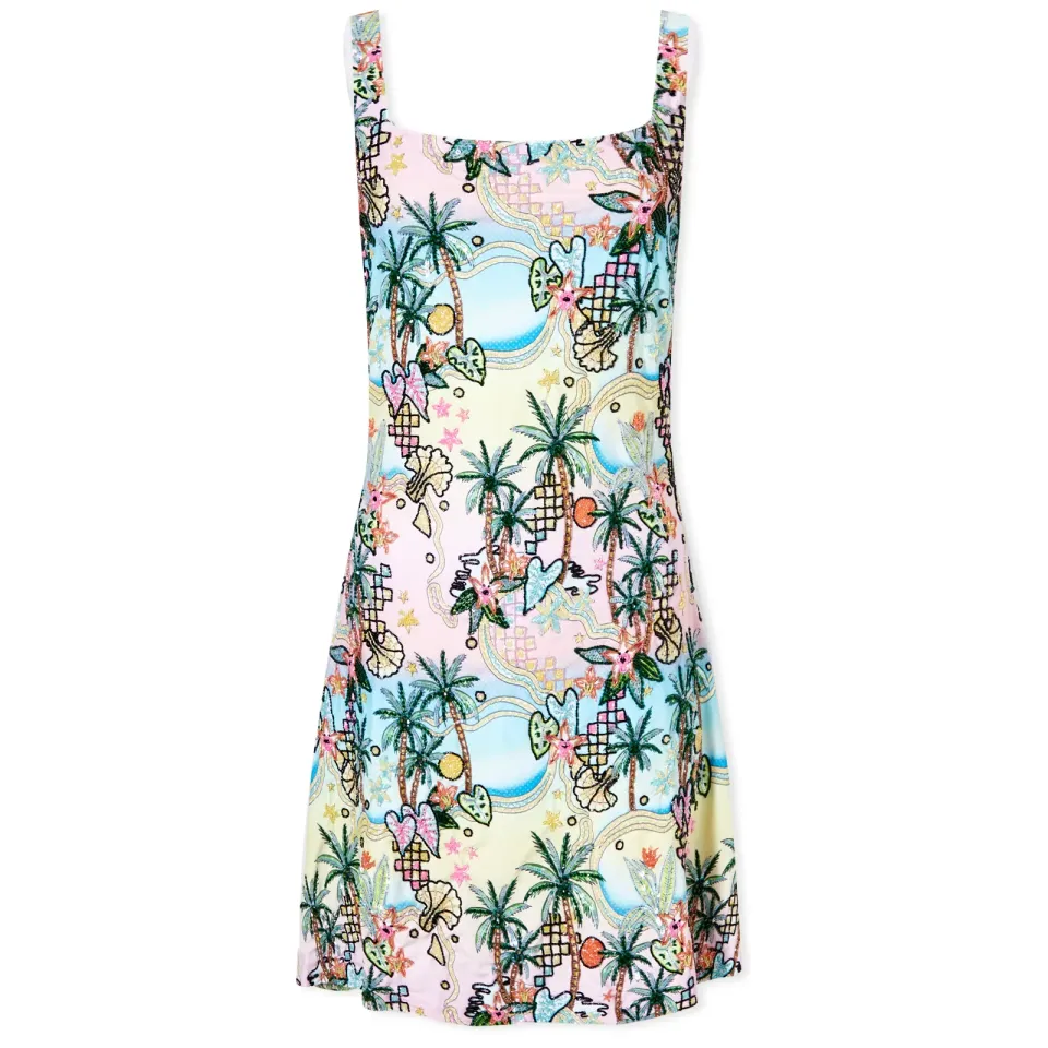Carla Palma Print Mini Dress