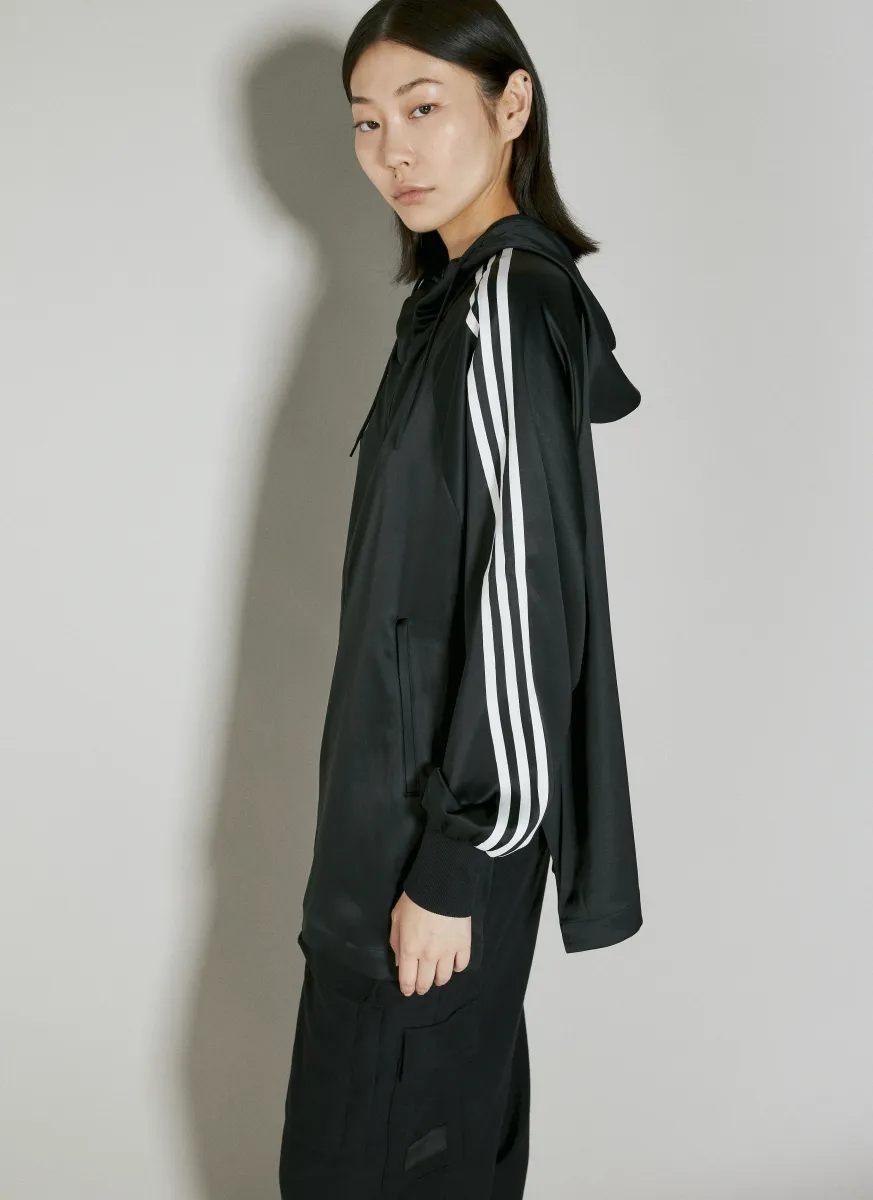 Satin Hooded Track Jacket