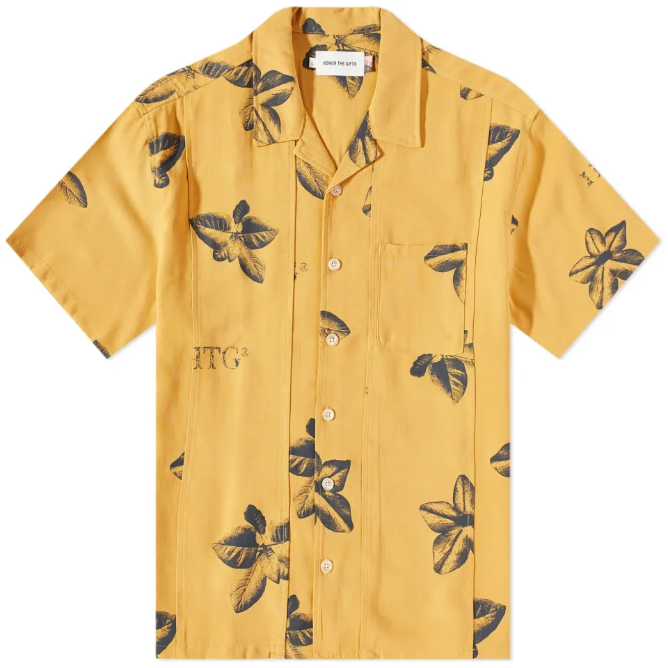 Floral Tobacco Vacation Shirt