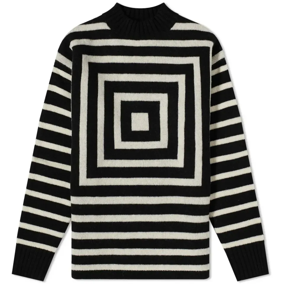 Levi's Vintage Clothing Geometric Mock Neck Knit