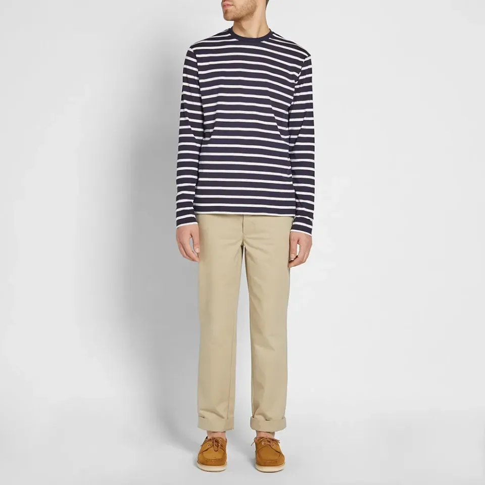 Long Sleeve Breton Stripe Tee