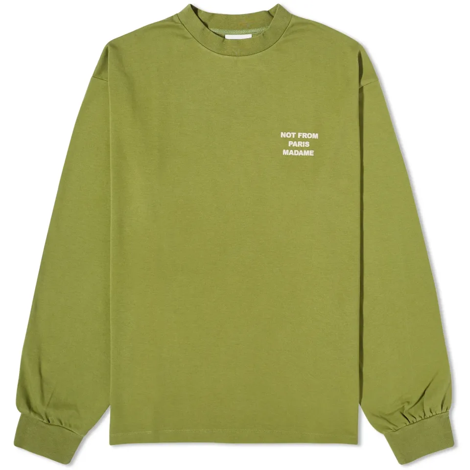 Drôle de Monsieur Not From Paris Madame Long Sleeve T-Shirt