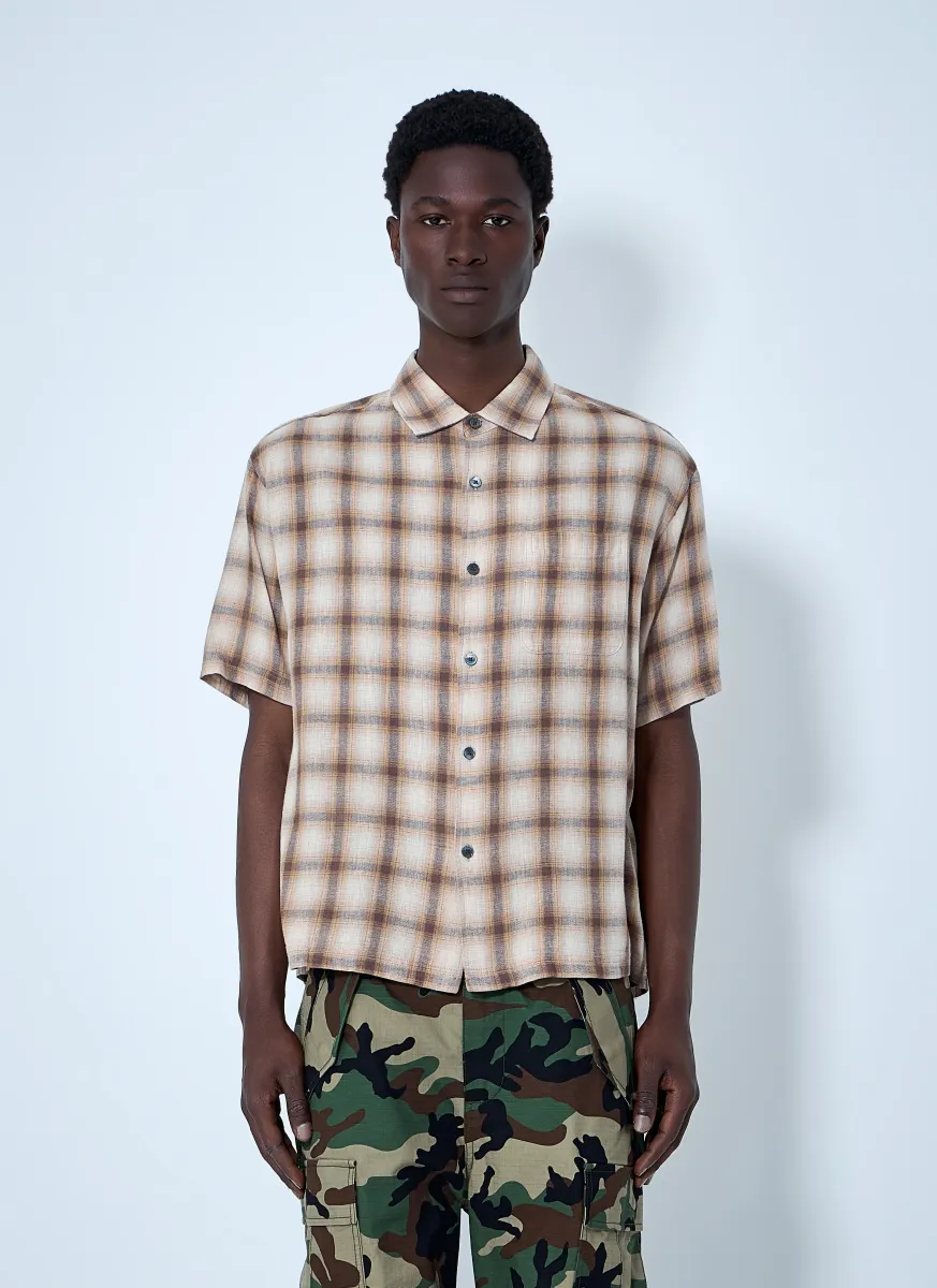 Short-Sleeve Check Shirt
