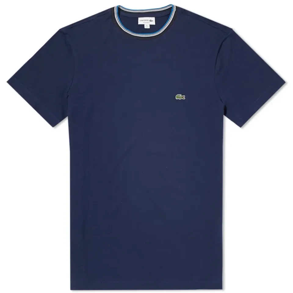 Regular Fit Tipped Collar Tee