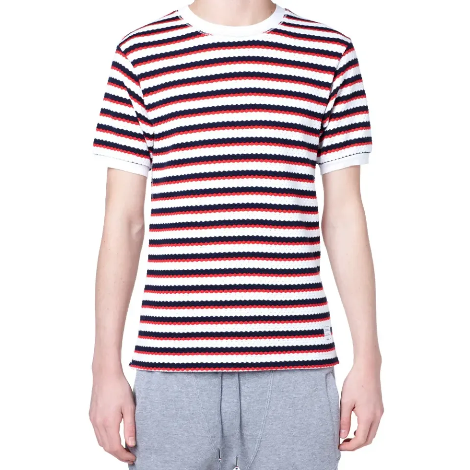 Stripe Crew Neck Tee