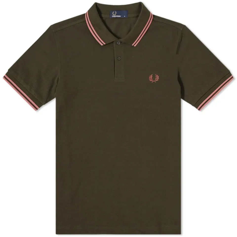 Fred Perry Slim Fit Twin Tipped Polo