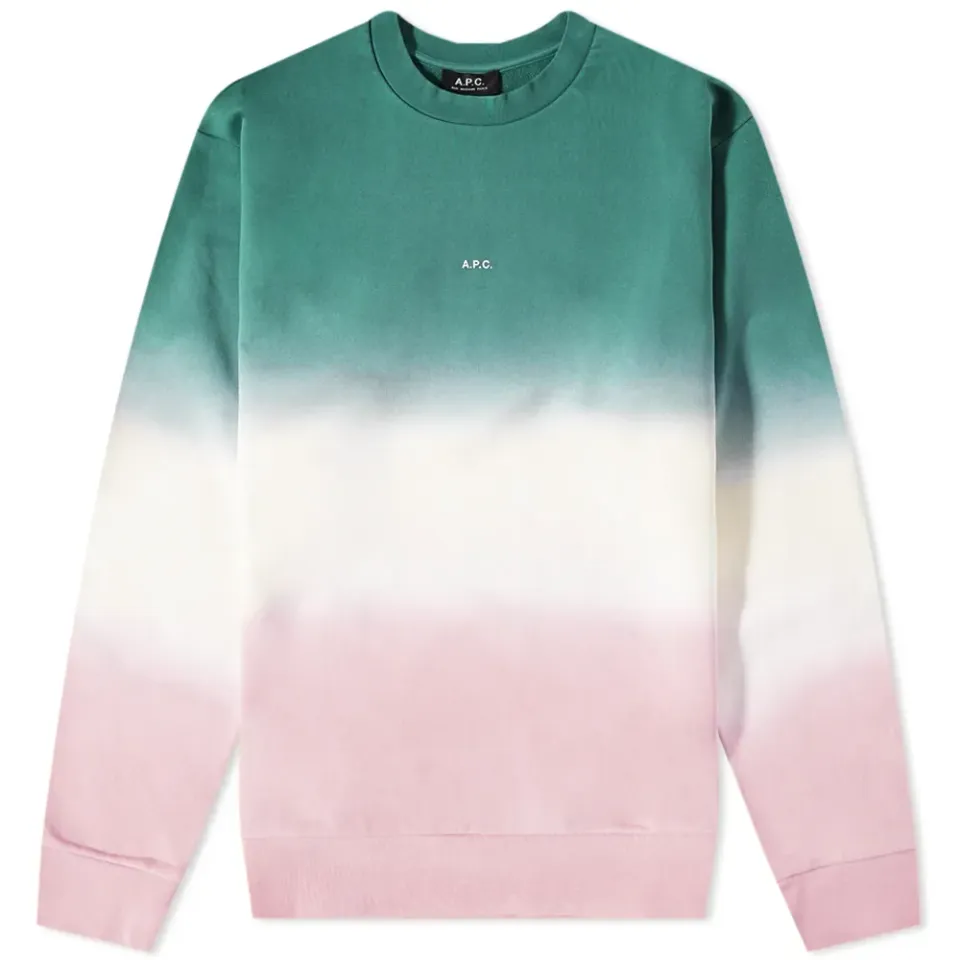 A.P.C. Chris Dip Dye Crew Sweat