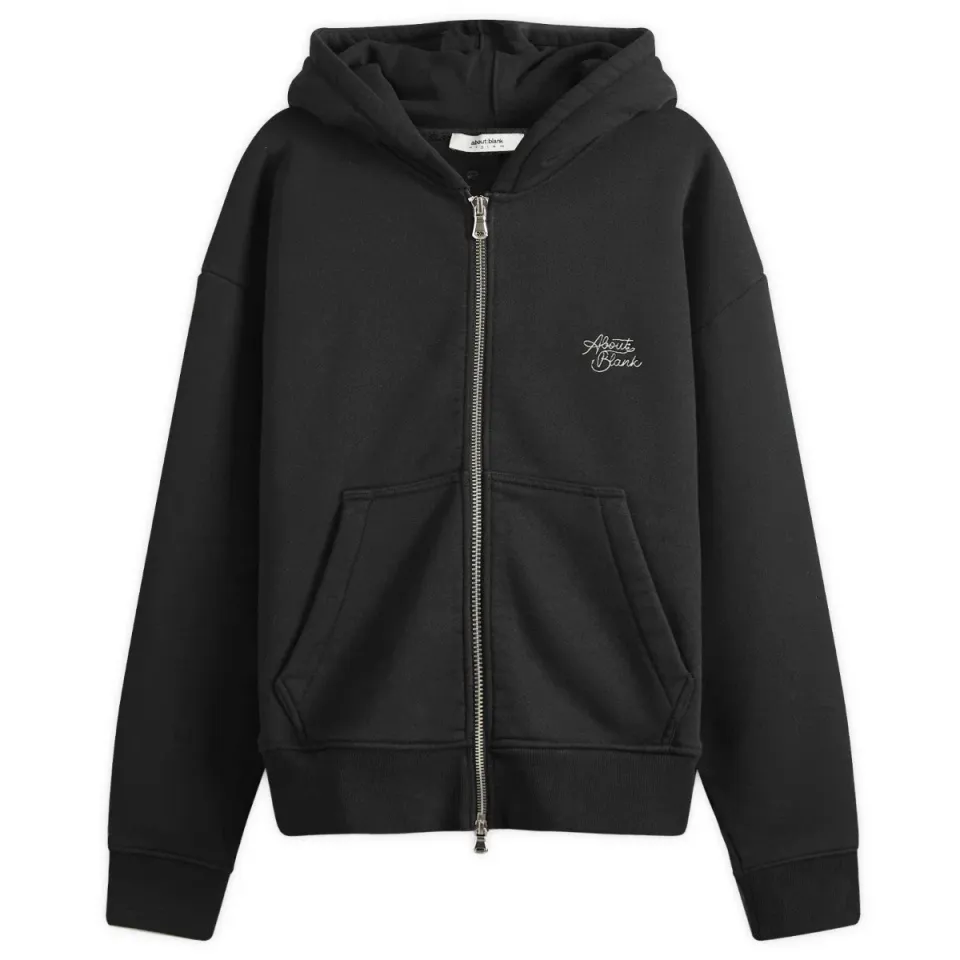 Stacked Logo Zip Hoodie