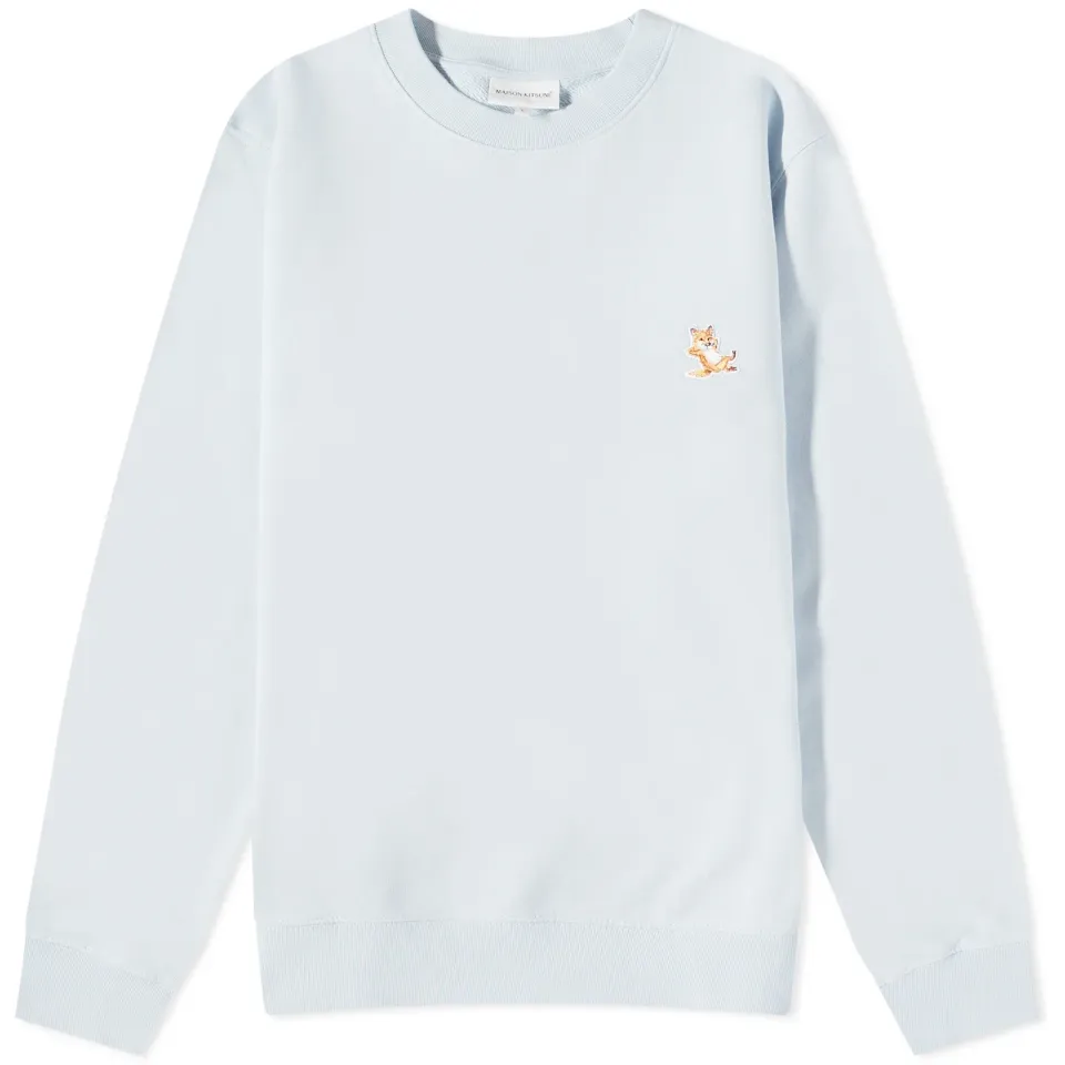 Chillax Fox Patch Regular Crew Sweat