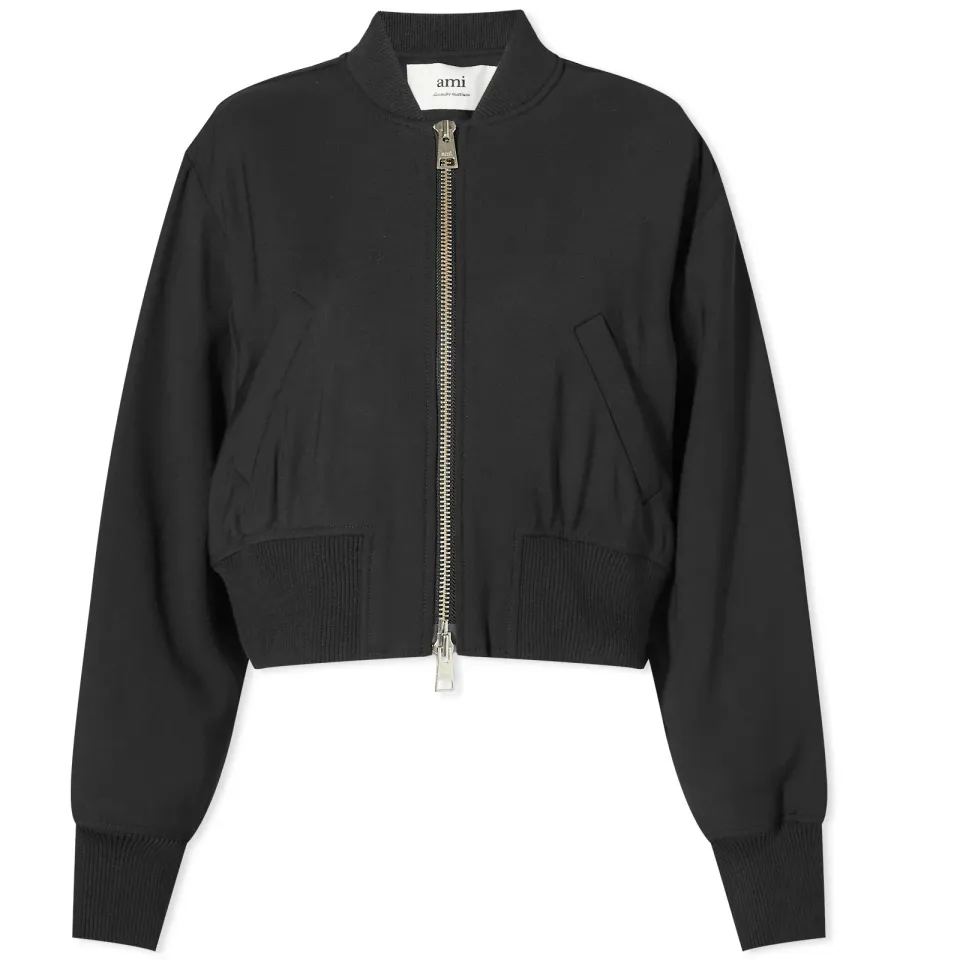 Zipped Bomber Jacket