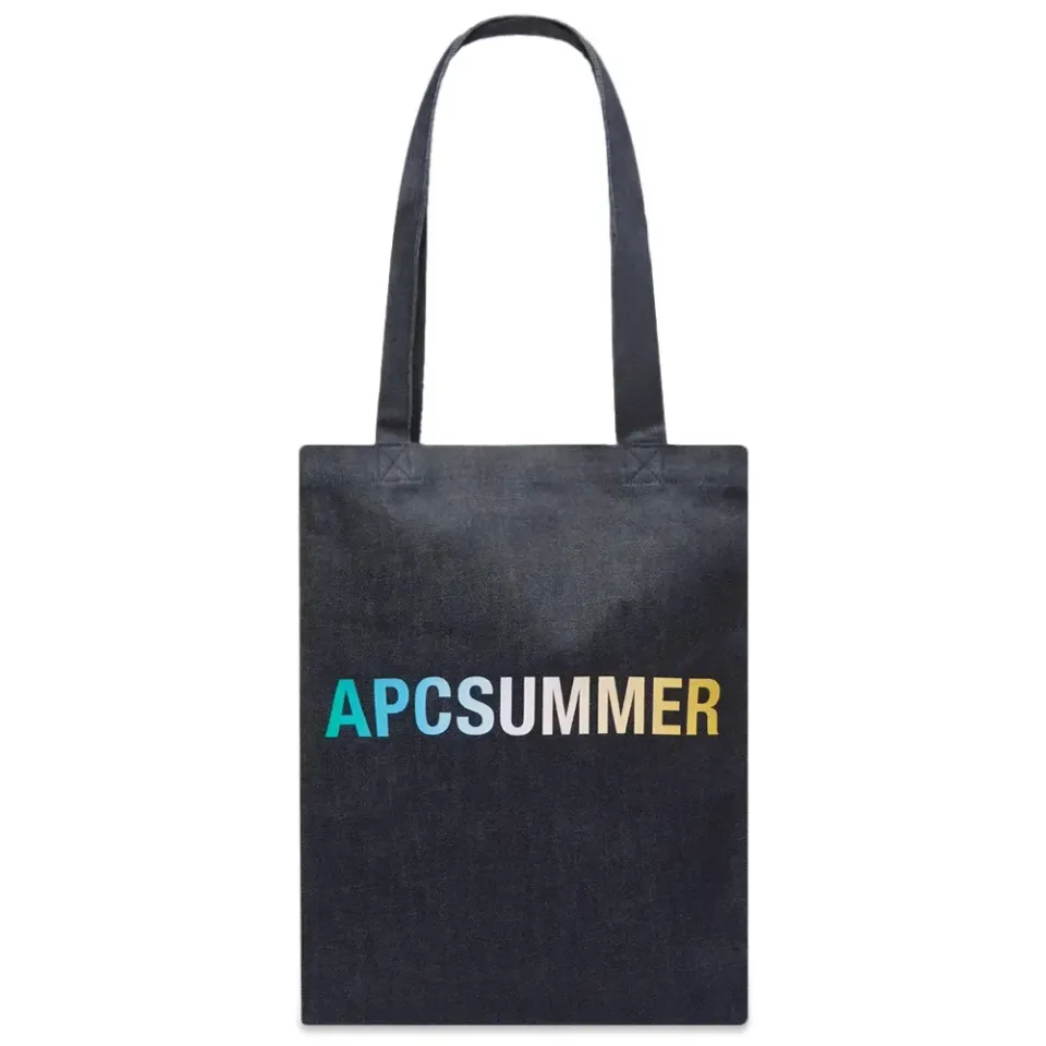 A.P.C Lou Summer Denim Tote Bag