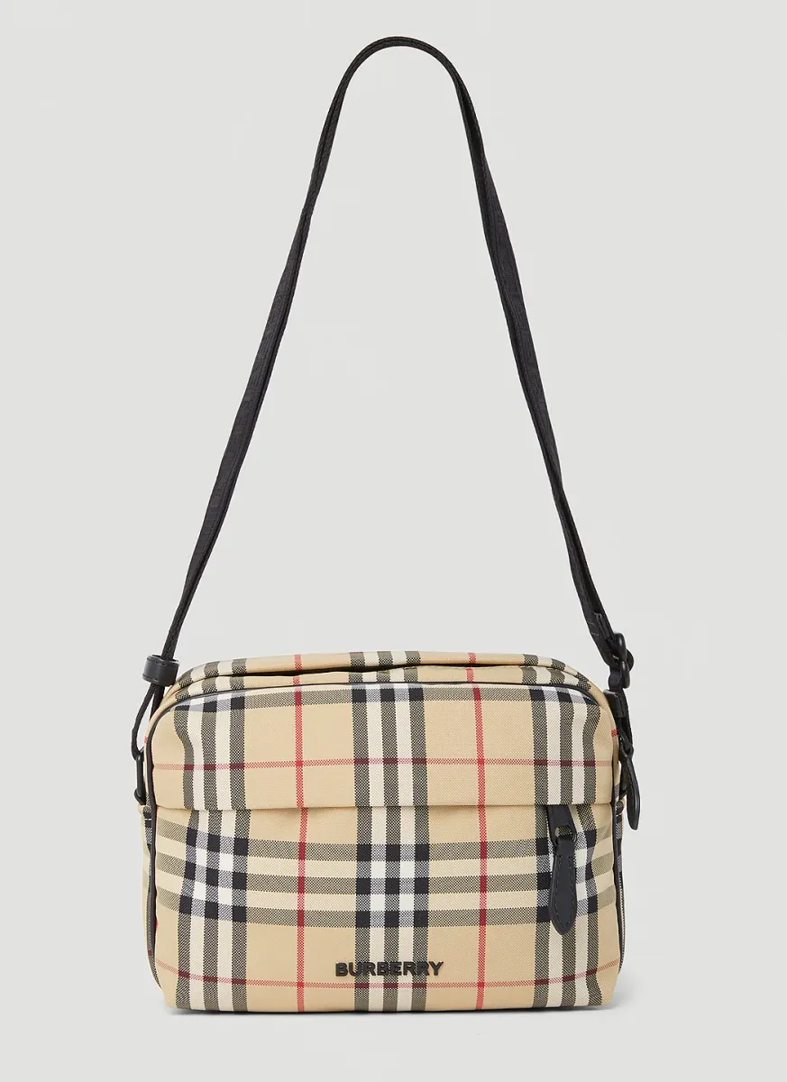 Check Crossbody Bag