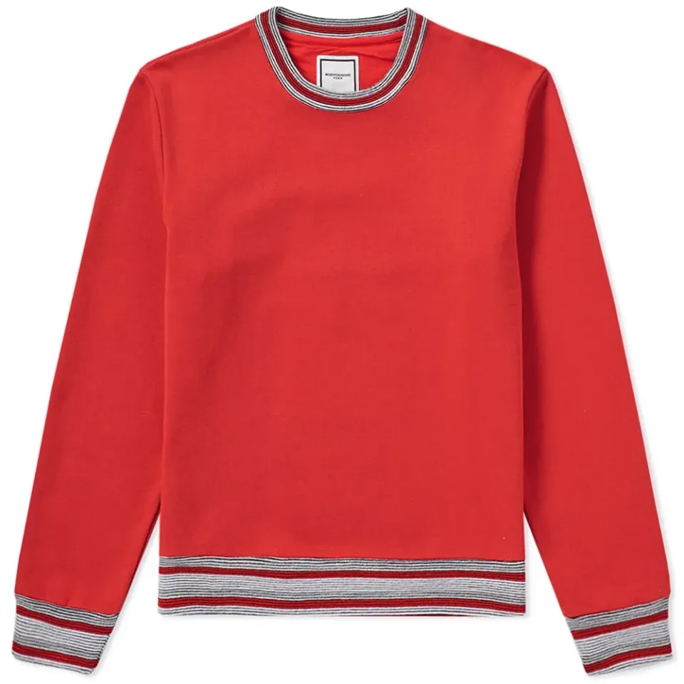 Tipped Rib Crew Sweat