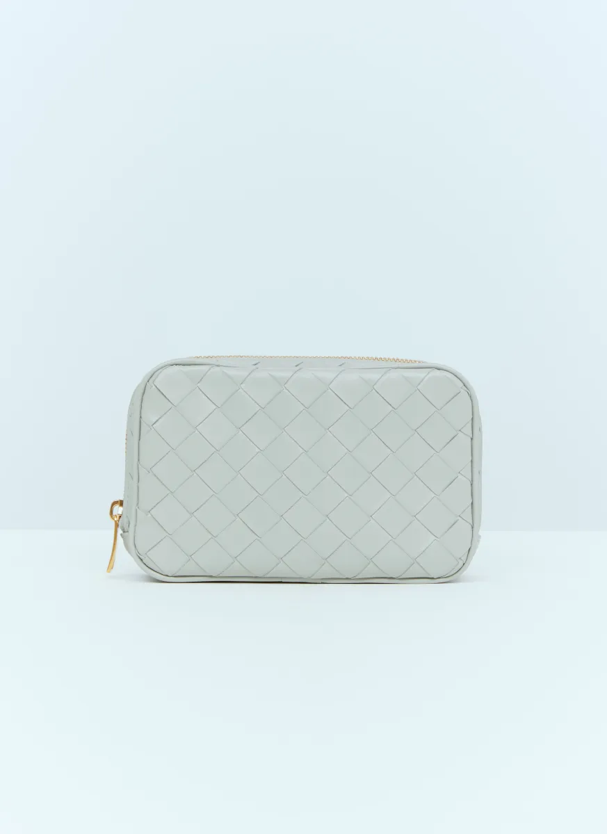 Small Intrecciato Zip Pouch