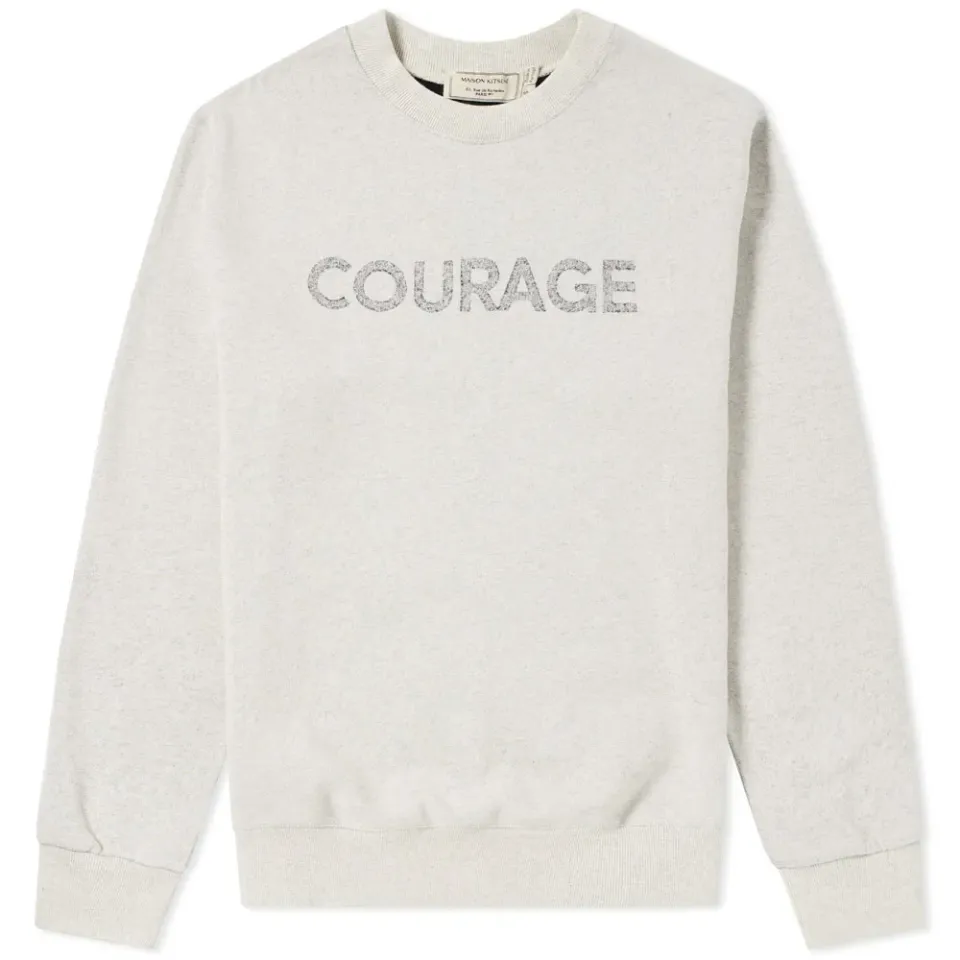 Maison Kitsuné Courage Crew Sweat