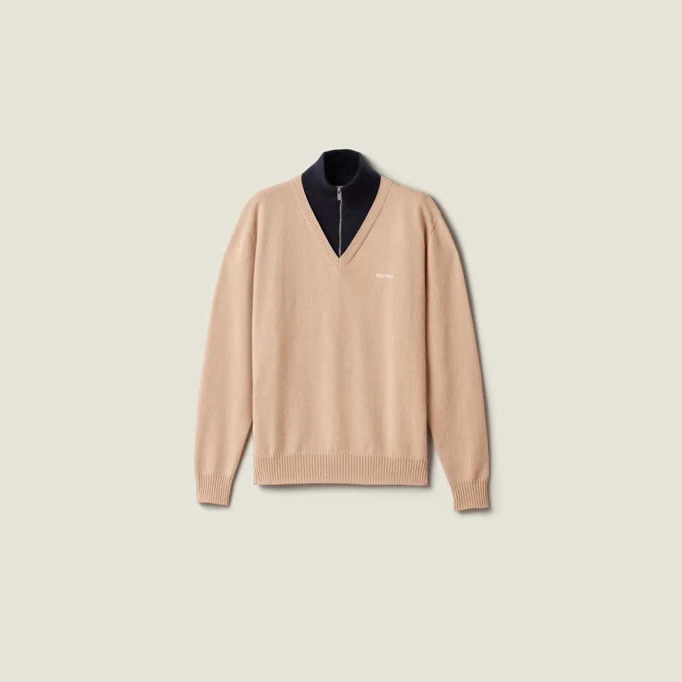 Cashmere turtleneck sweater