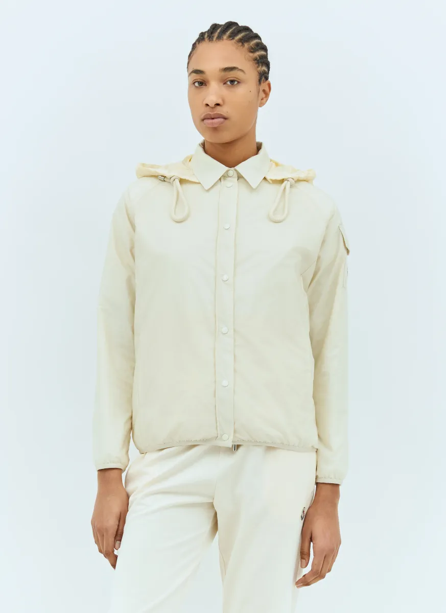 Hooded Shirt Down Jacket