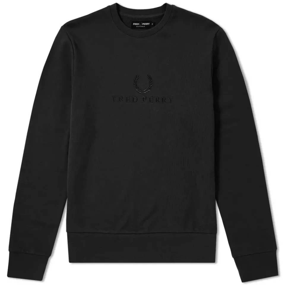 Fred Perry Tonal Embroidered Sweat