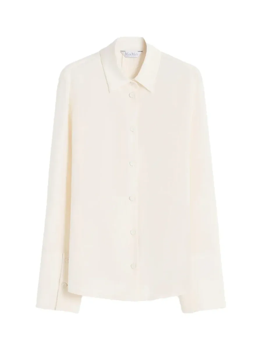 Mxpvoliera Silk Shirt Ivory