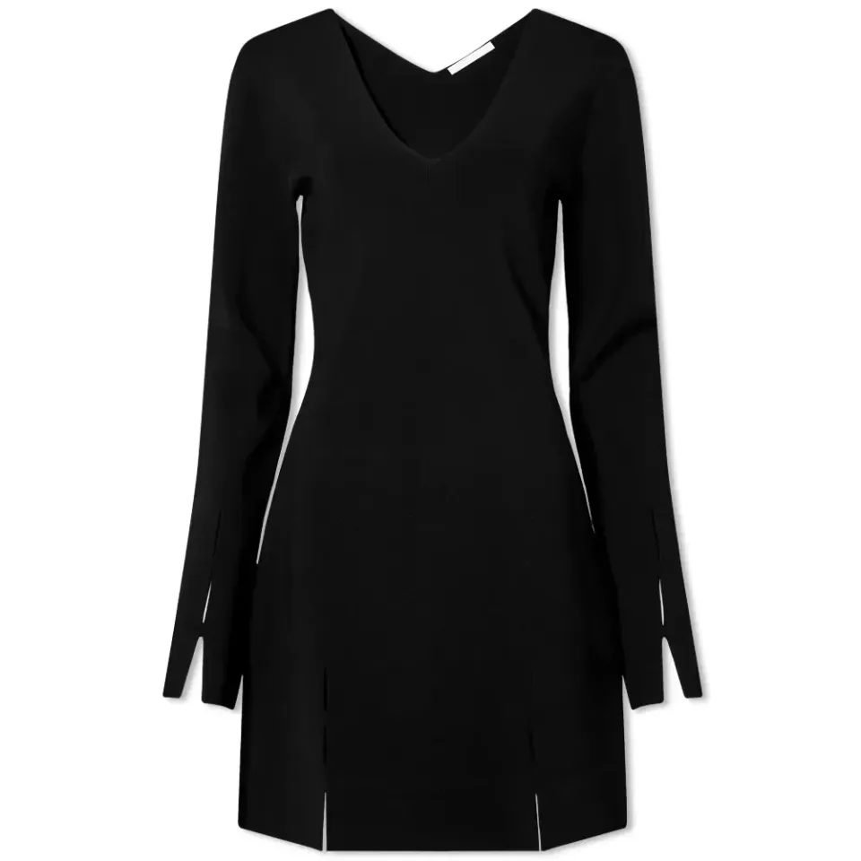 Slit Mini Dress