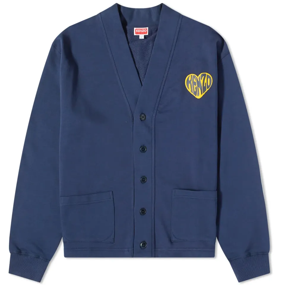 Kenzo Hearts Classic Cardigan