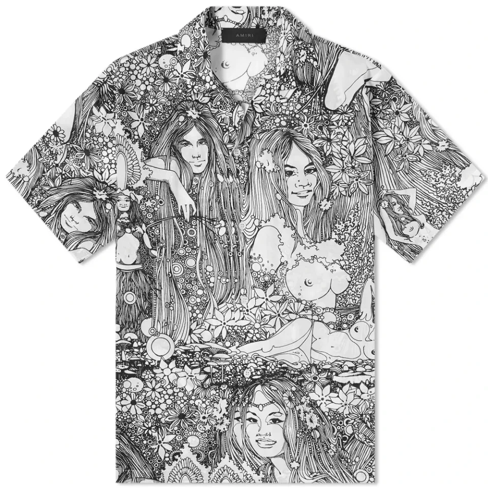 Short Sleeve Line Girl Shirt