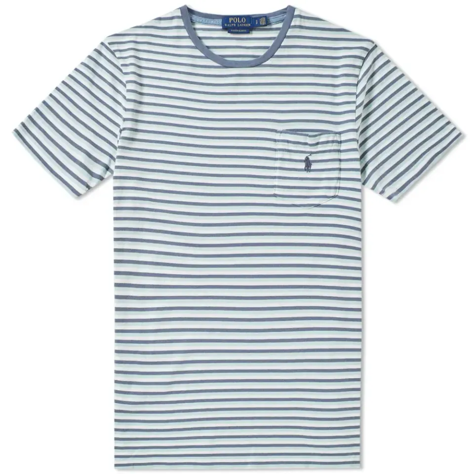 Stripe Pocket Tee