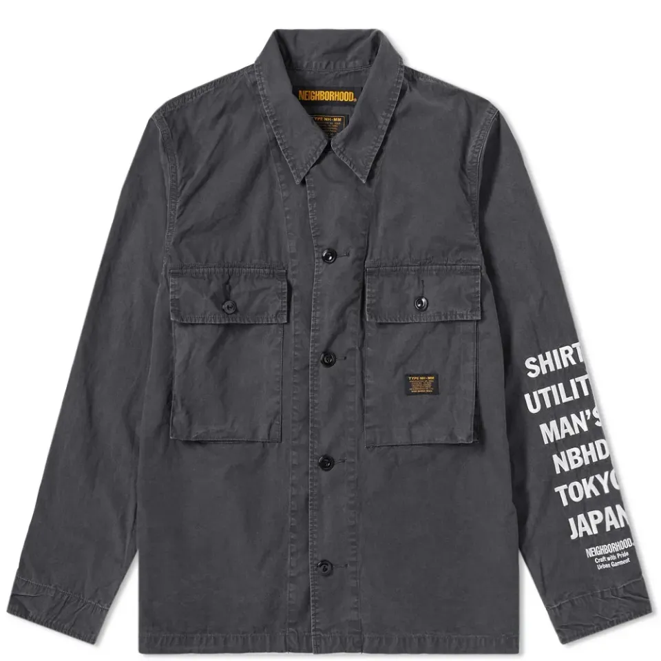 Military Utility Shirt Jacket