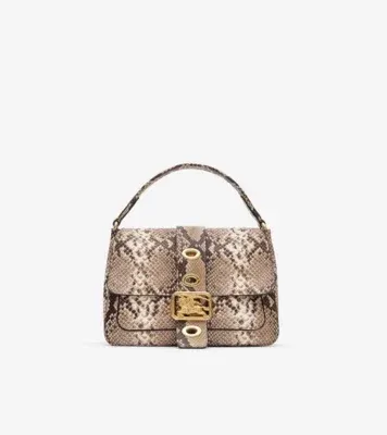Small Rider Bag in Natural beige/dark brown - Women, Leather