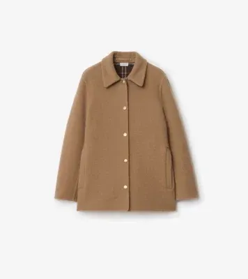 Wool Lancashire Jacket in Camel brown/treacle brown
