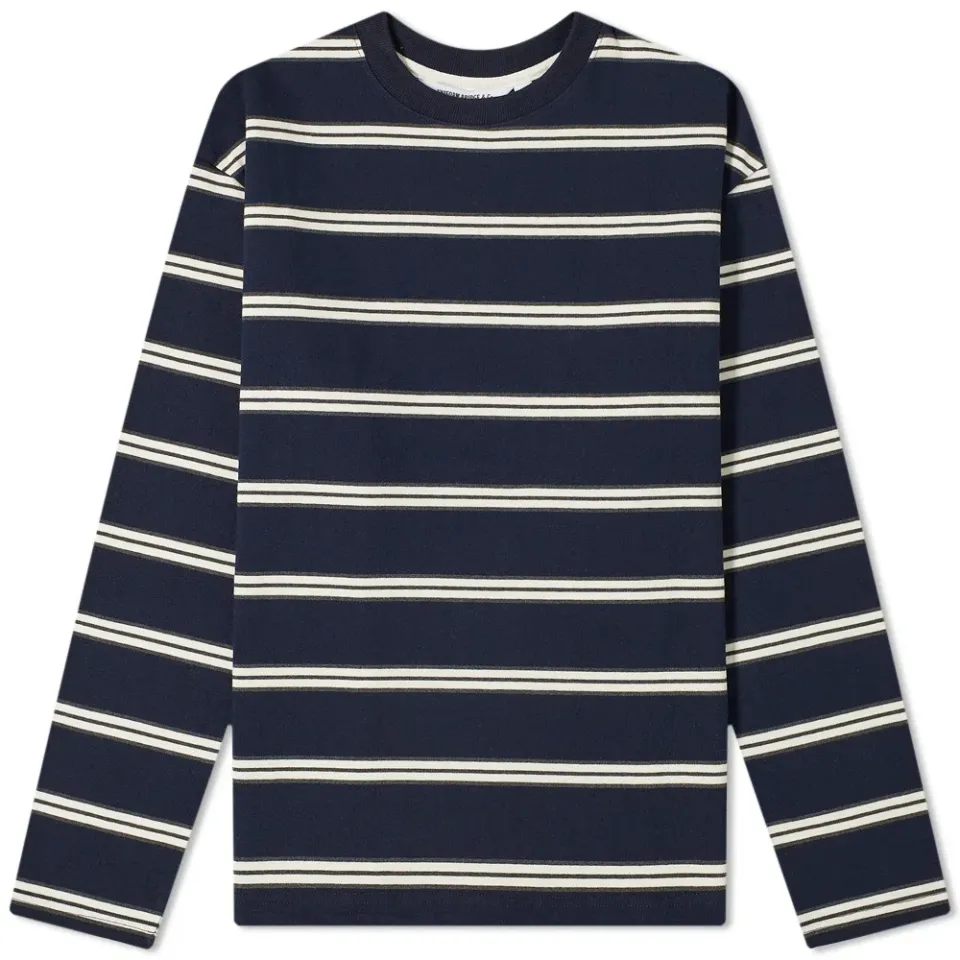 Long Sleeve Vintage Striped T-Shirt