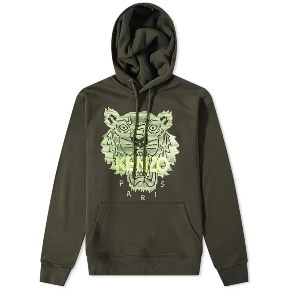 Neon Tiger Popover Hoodie