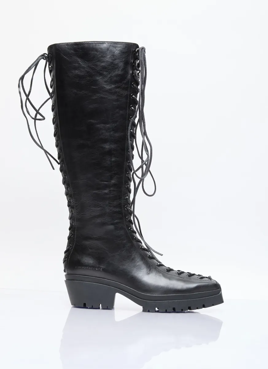 Terrain Lace-Up Knee-High Boots