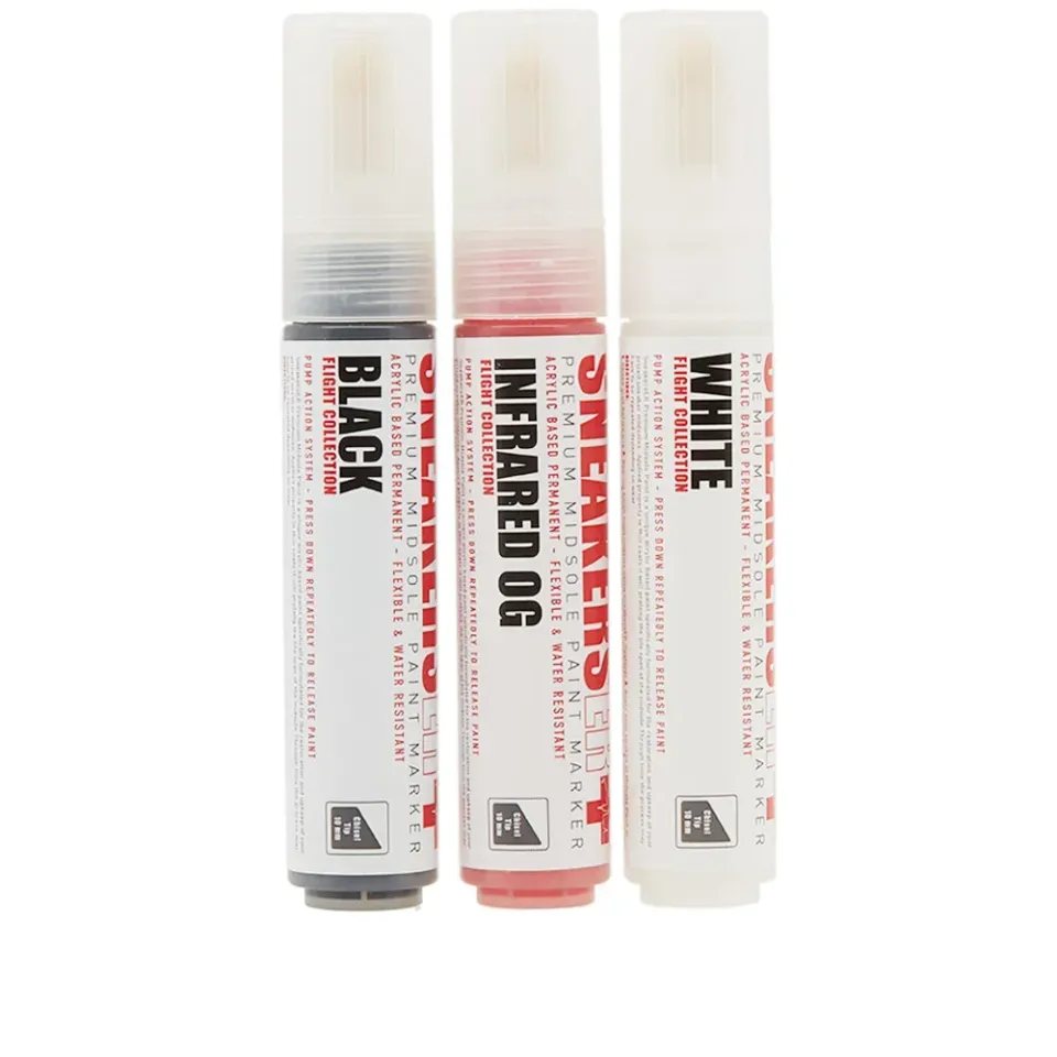 Midsole Paint Pen - 10mm Chisel Tip 'Flight Collection' - 3 Pack