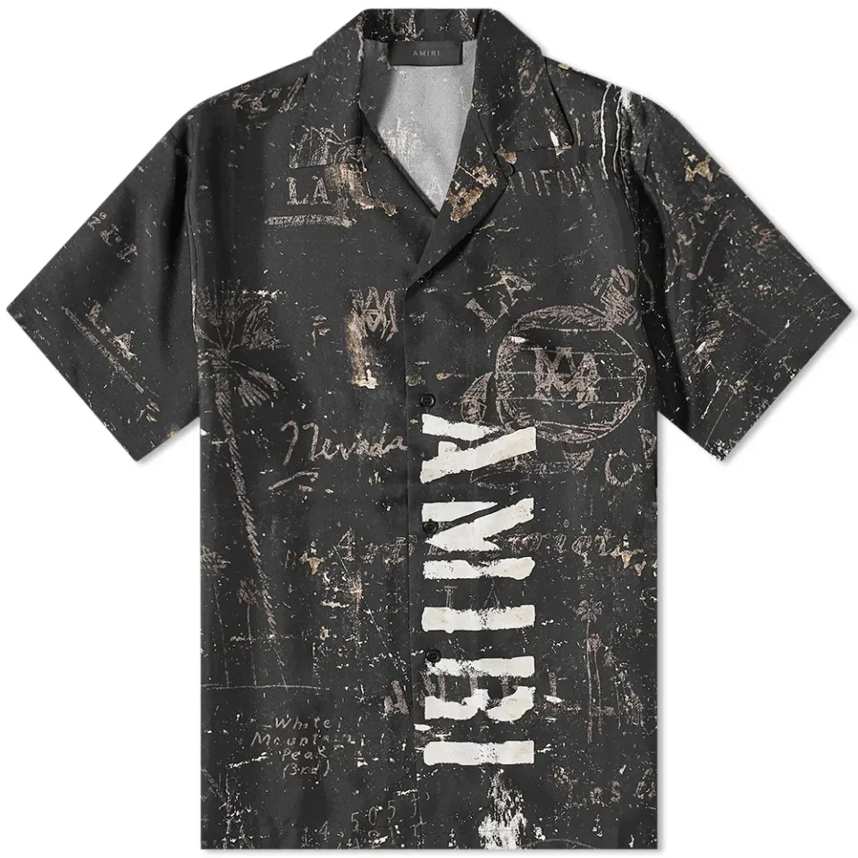 Logo Stencil Vacation Shirt