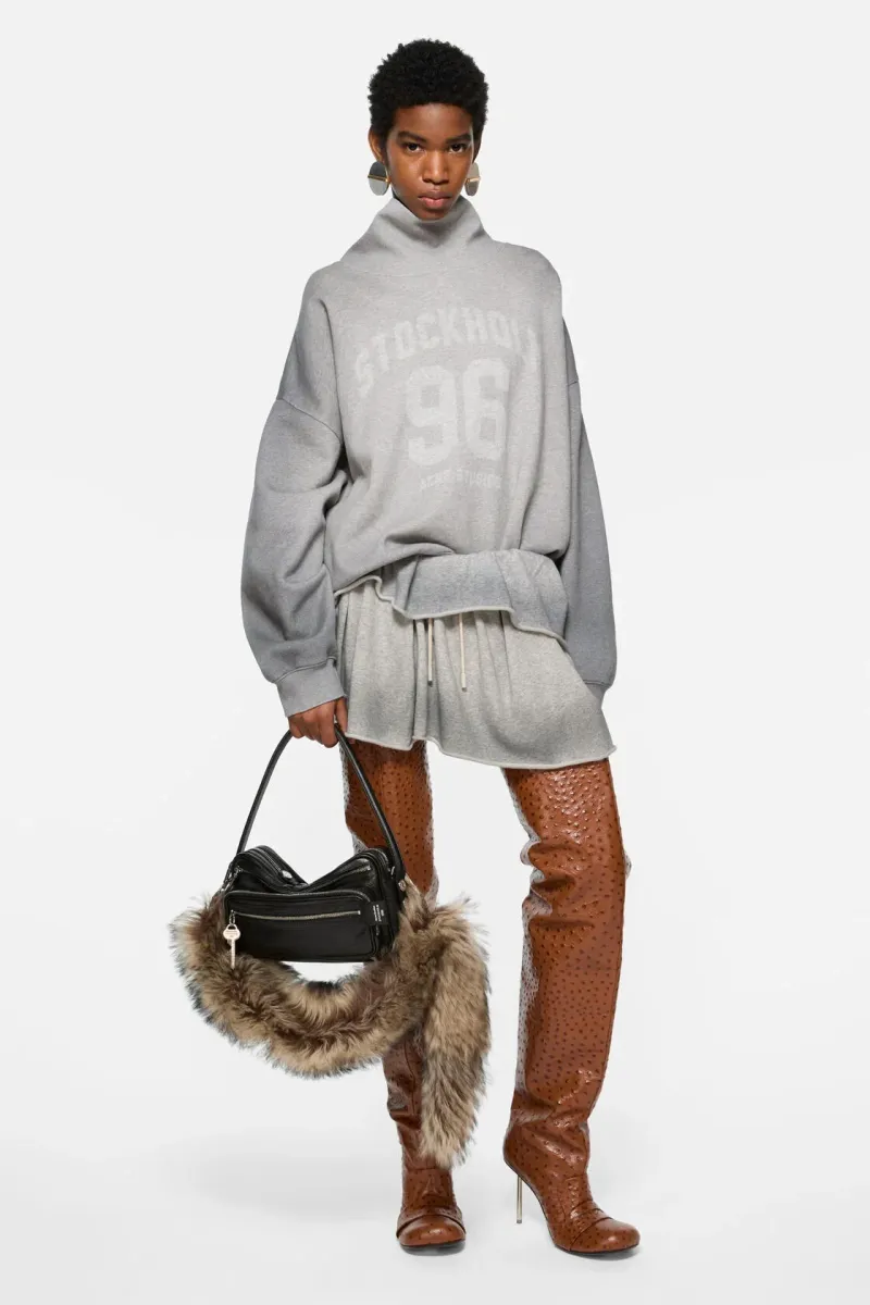 High-Neck Sweatshirt