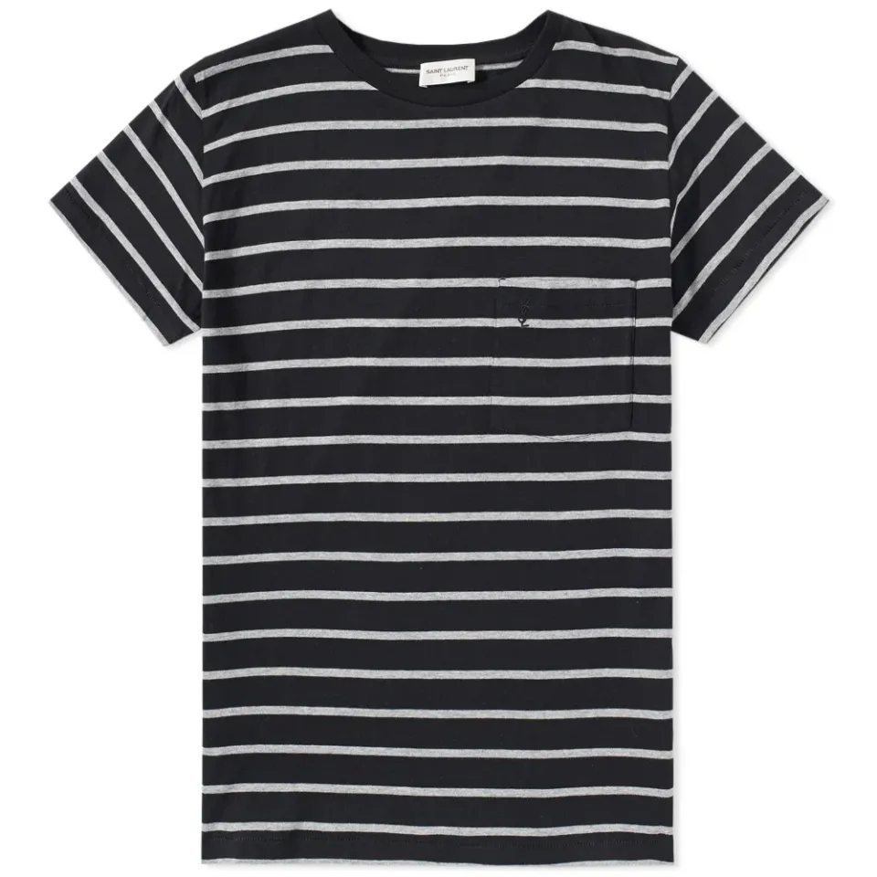Stripe Pocket Tee