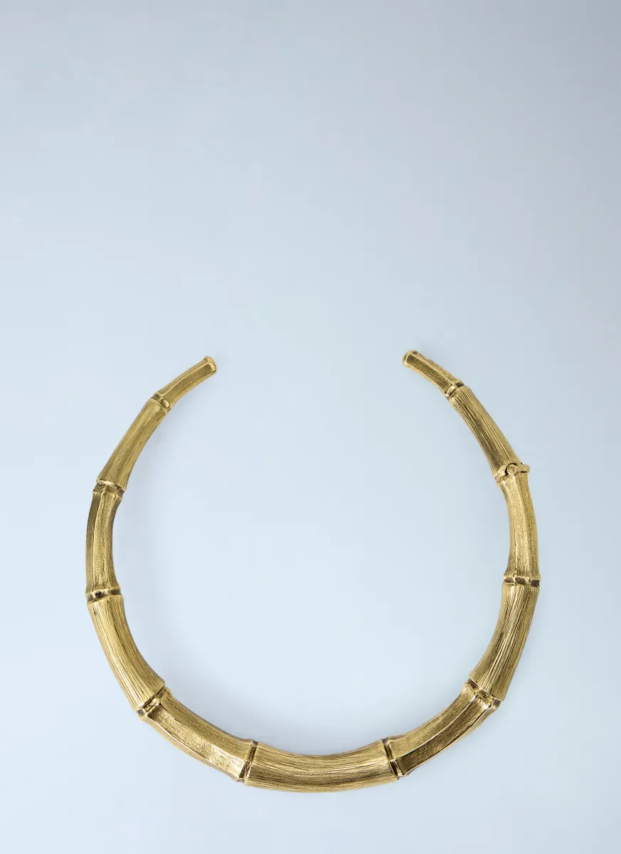Bamboo Torc Necklace
