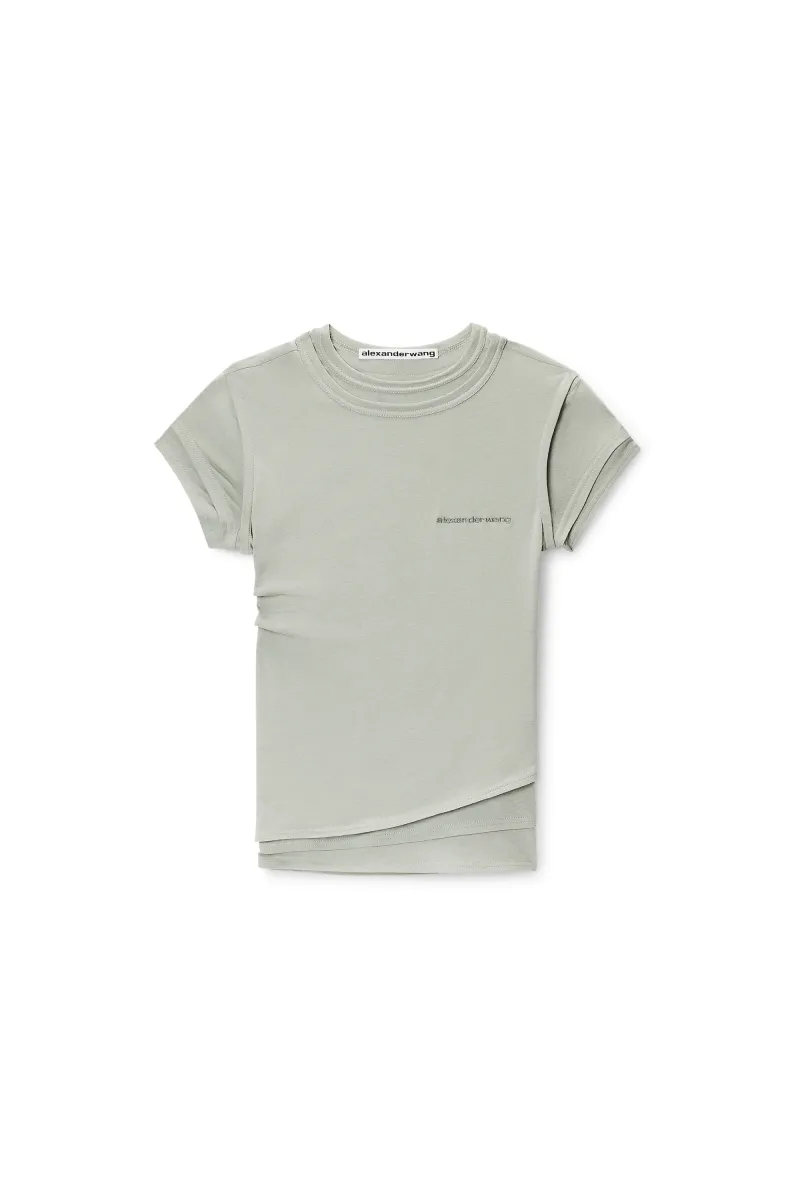 LAYERED SHORT SLEEVE TOP