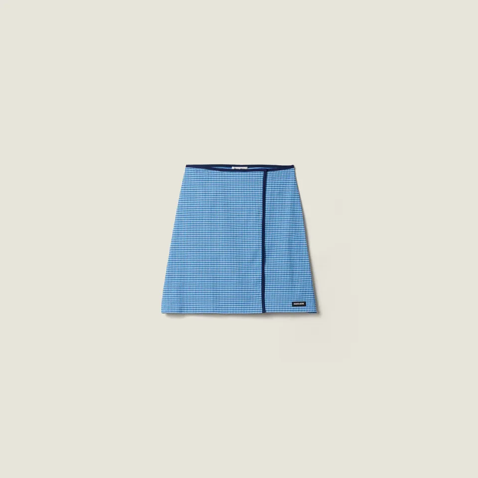 Jacquard jersey skirt
