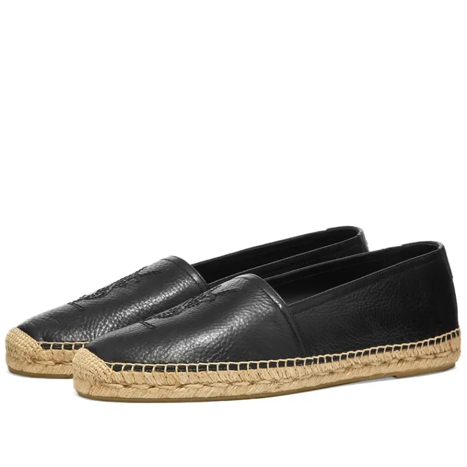 Leather Espadrille