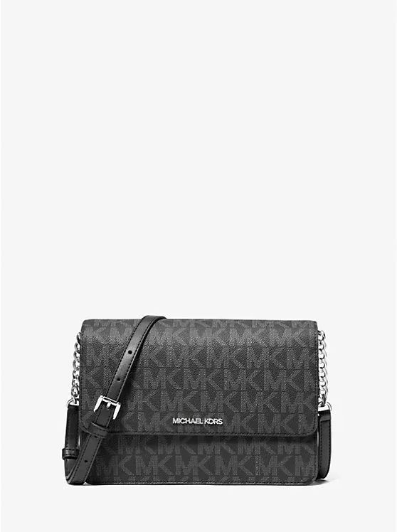 Daniela Large Signature Logo Crossbody Bag