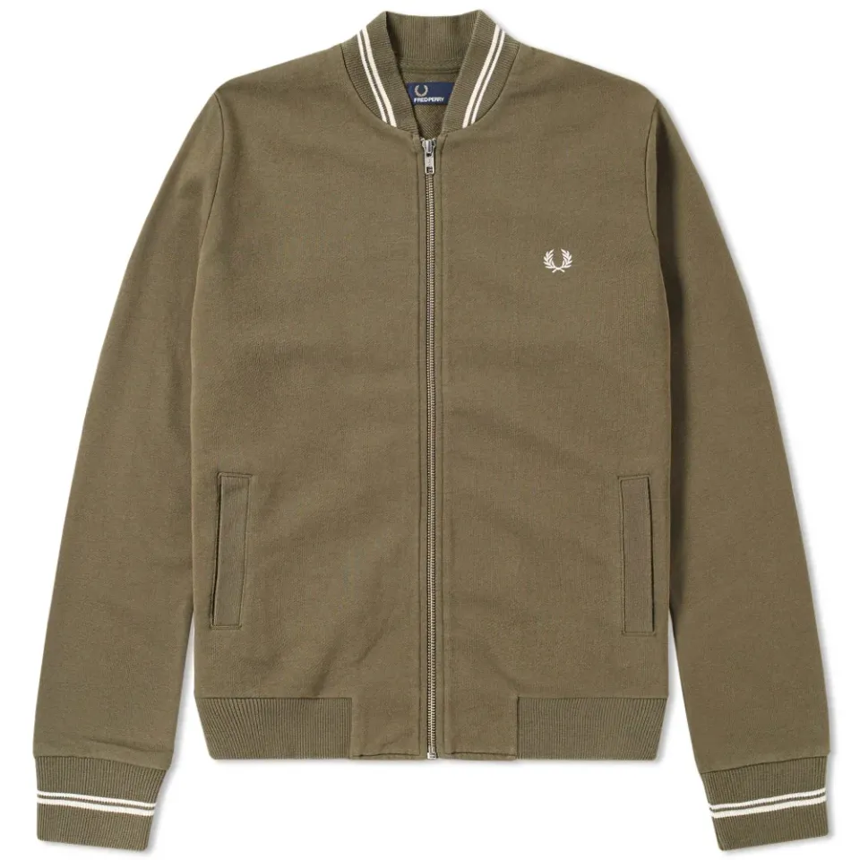 Fred Perry Bomber Neck Zip Sweat