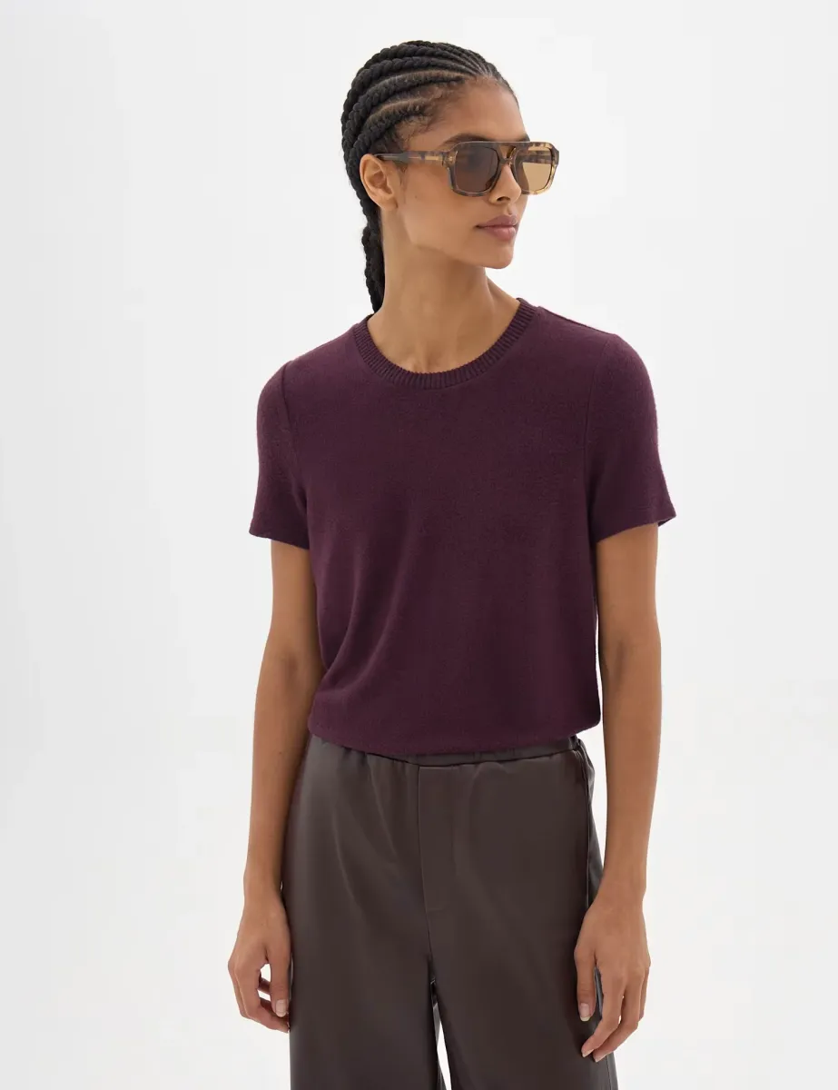 Supersoft Crew Neck T-Shirt Plum