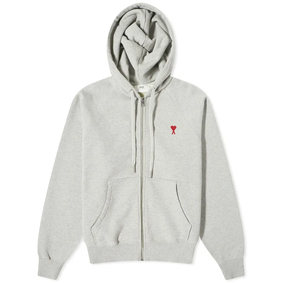 Small A Heart Zip Hoodie