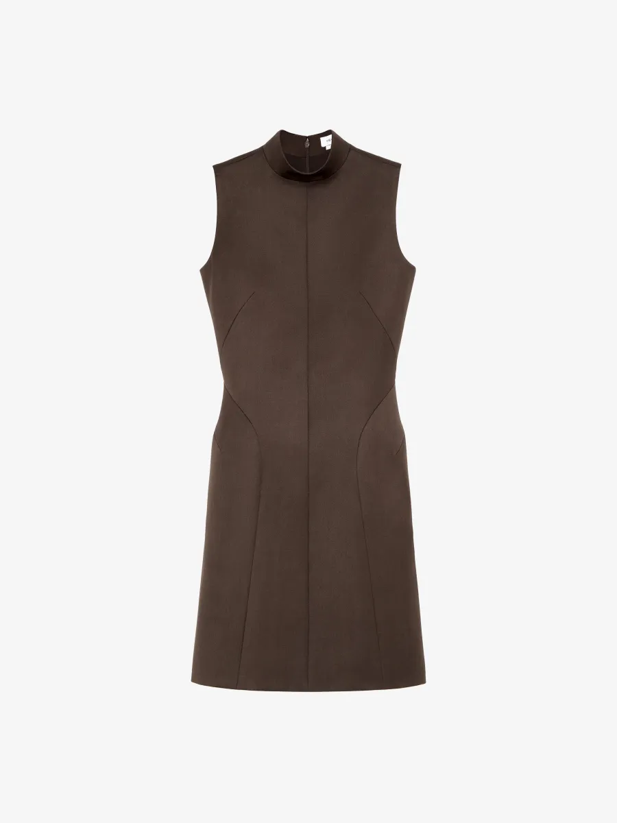 Wool Barathea Mini Dress