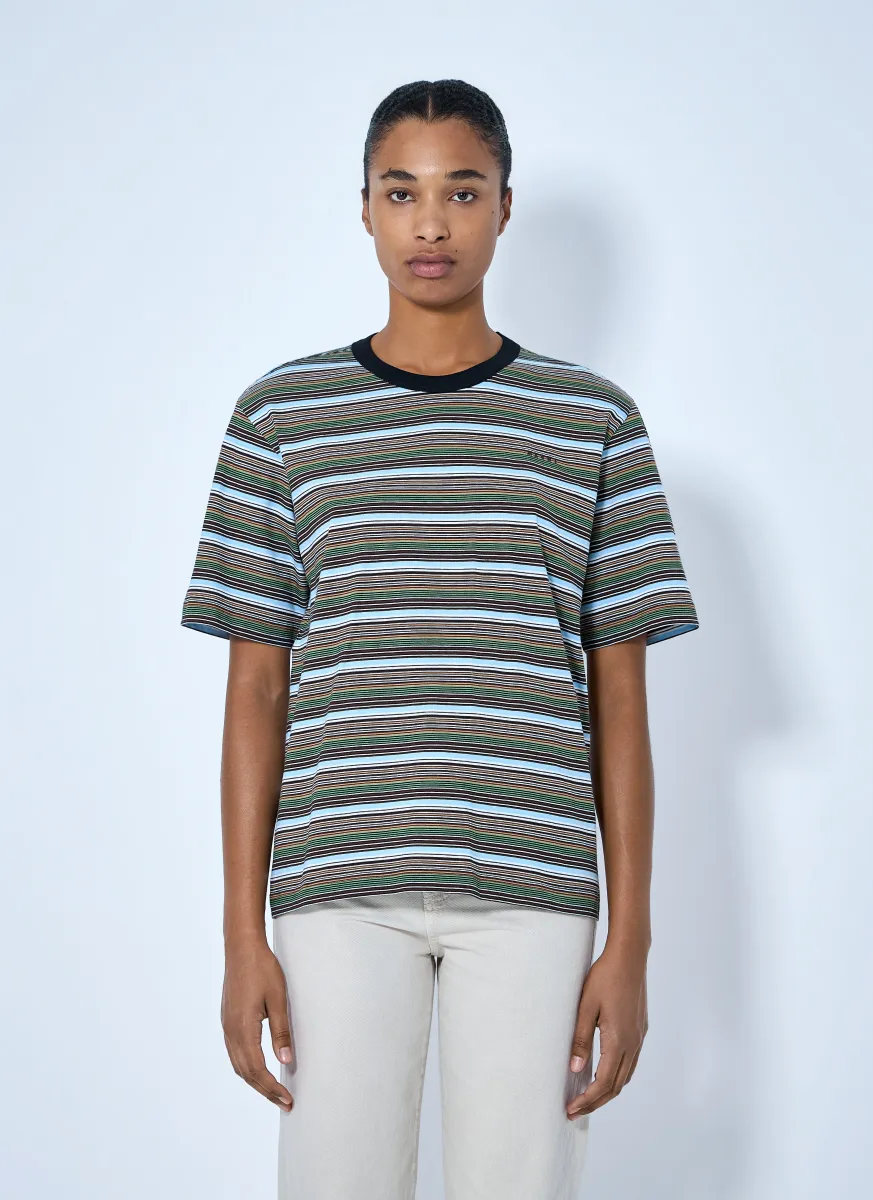 Striped Crewneck T-Shirt